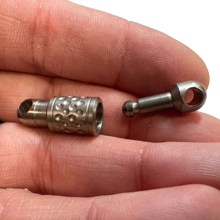 CountyComm CountyComm QD Kwik Release Keychain Coupler Titanium