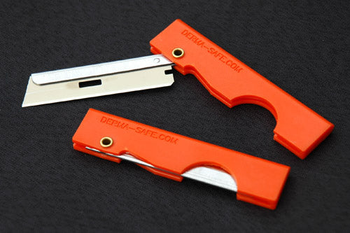 CountyComm Pocket Straight Razor Orange