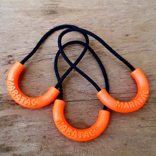 CountyComm Zipper Pulls 3-pack Orange