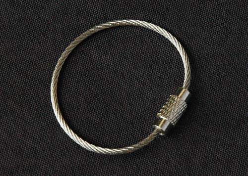 EDC A&P Mechanics Wire Key Ring 6"
