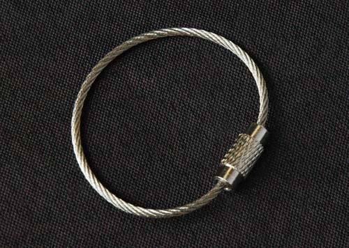 EDC A&P Mechanics Wire Key Ring 6"  