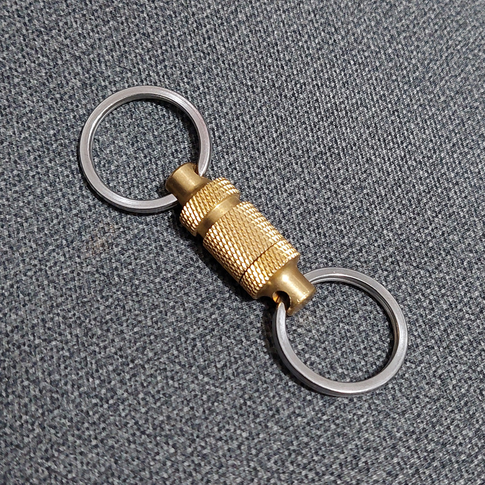LoneLabs AMFLO Brass Coupler Detachable Keyring