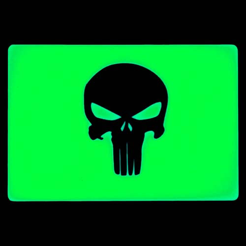TEC Accessories BEACON Embrite PUNISHER GID Morale Patch (Green)