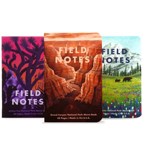Field Notes National Parks (3-Packs) Pack B