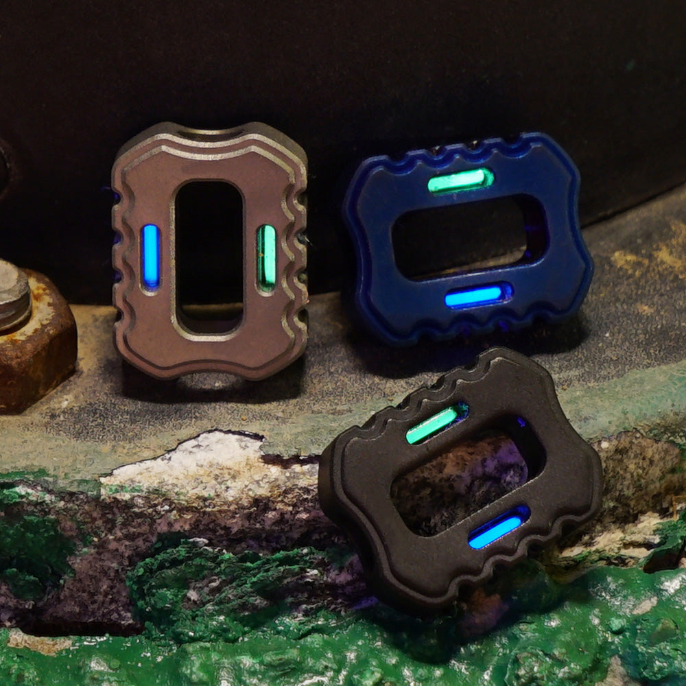 MecArmy KPT1 Titanium Tritum Lanyard Bead