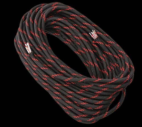 Live-Fire 550 FireCord 5ft Black Red Line