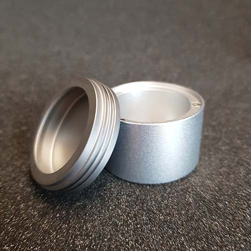 TEC Accessories Min-E Vault Storage Container (Silver)