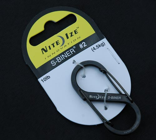 Nite-Ize S-Biner #2 Black (Medium)