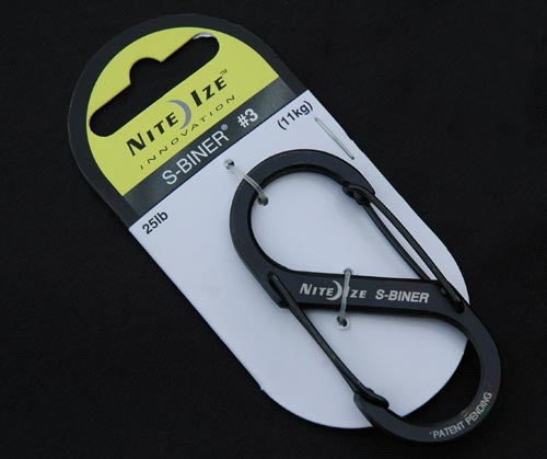 Nite-Ize S-Biner #3 Black (Large)