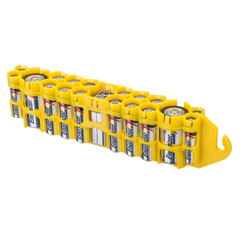 Powerpax Storacell Original Battery Caddy Yellow
