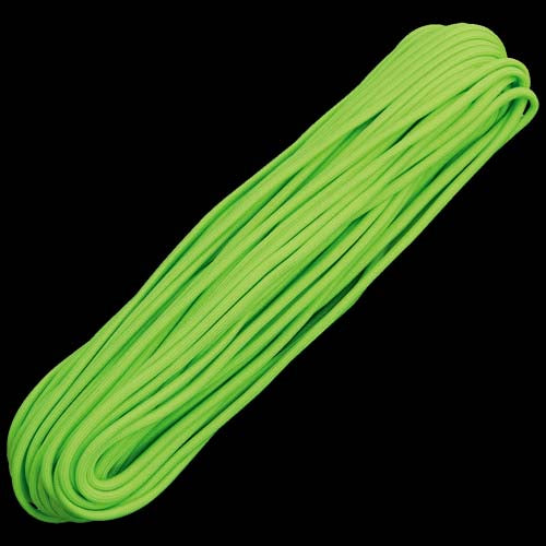 Atwood-Rope 550 Paracord - Neon Green - 100ft (30m)