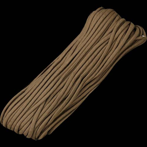 Atwood-Rope 550 Paracord - Brown - 100ft (30m)