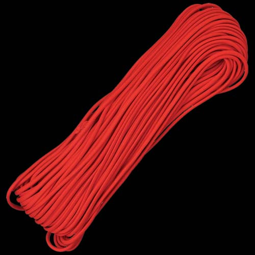 Atwood-Rope 550 Paracord - Red - 100ft (30m)