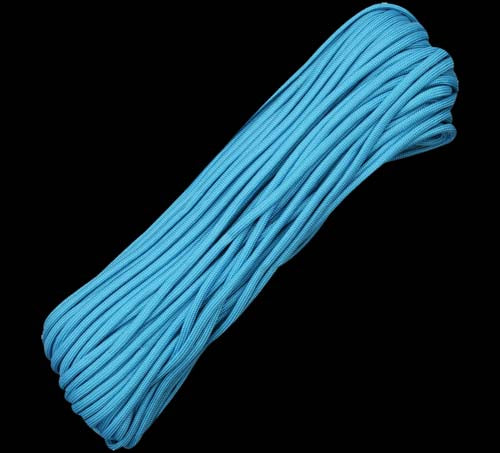 Atwood-Rope 550 Paracord - Neon Blue- 100ft (30m)