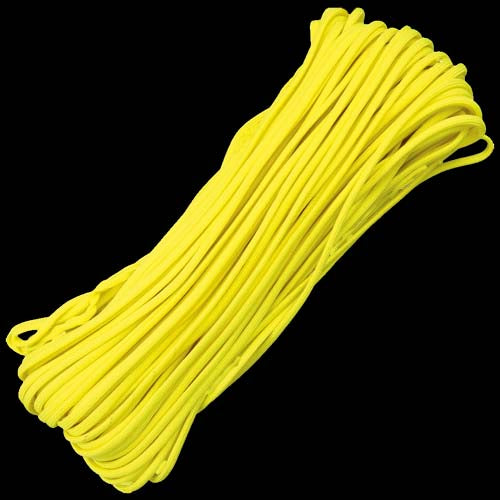 Atwood-Rope 550 Paracord - Yellow - 50ft (15m)