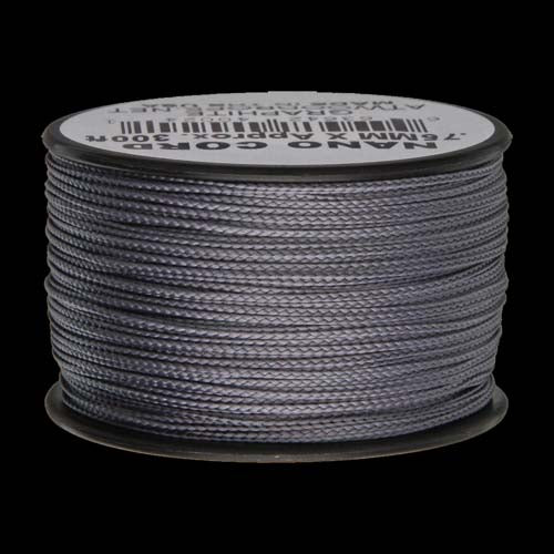 Atwood-Rope Nano Cord 0.75mm - Graphite 300ft (Spool)