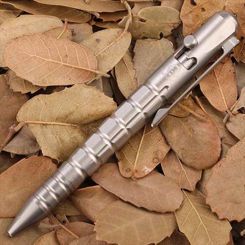 RovyVon Commander C10 Titanium Bolt Pen Natural PVD Tritium
