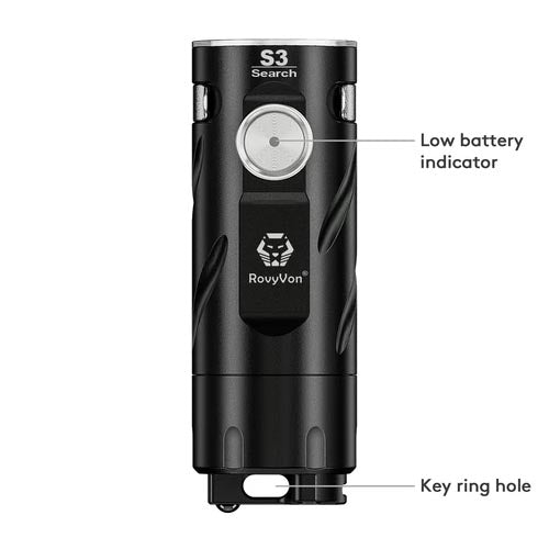 RovyVon S3 EDC Flashlight (Tritium)