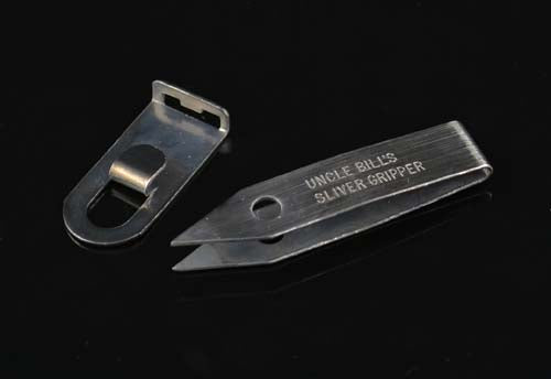 Uncle Bills Sliver Gripper Tweezers (Black)