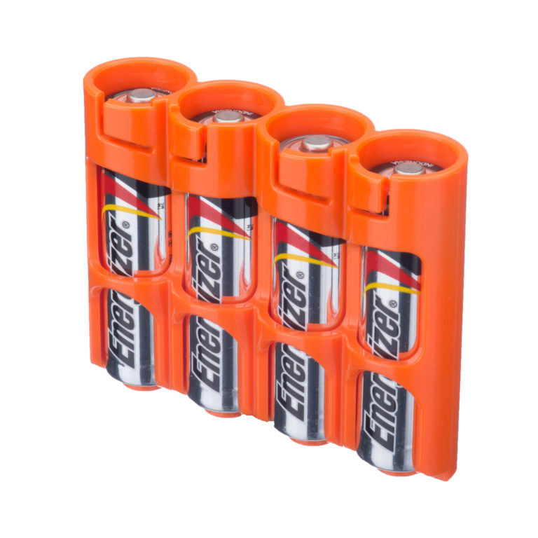 Powerpax Storacell Battery Caddy 4x AA Orange