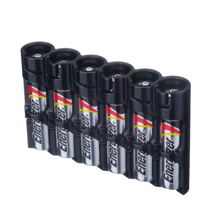 Powerpax Storacell Battery Caddy 6x AAA Black