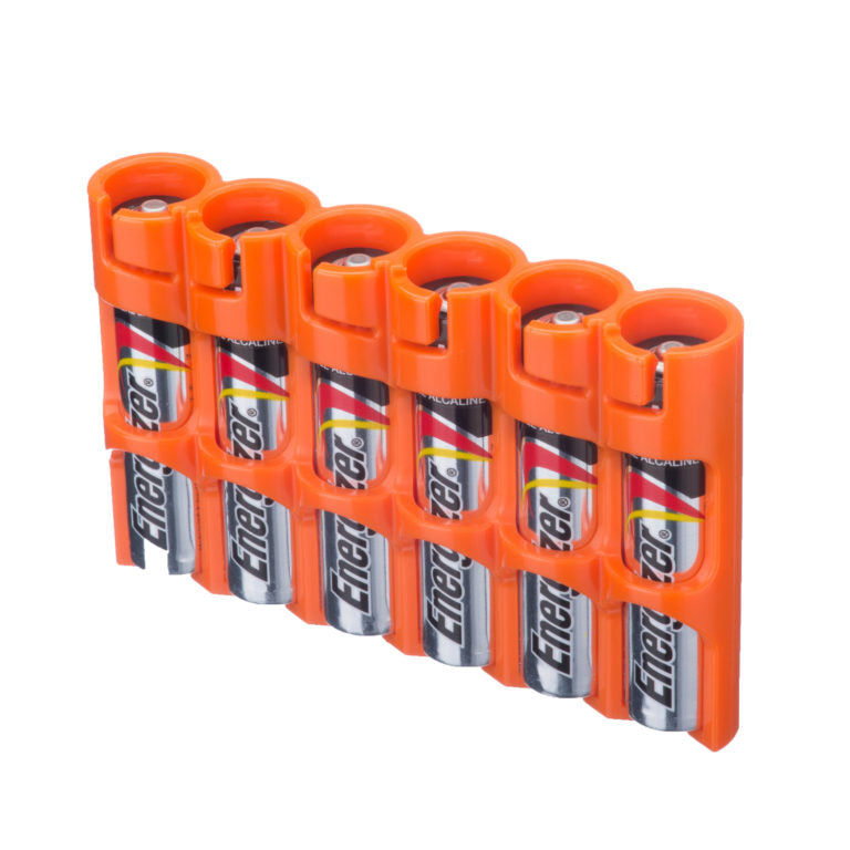 Powerpax Storacell Battery Caddy 6x AAA Orange