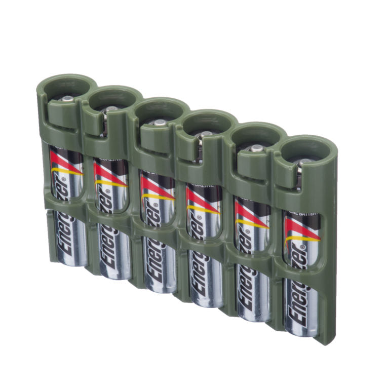 Powerpax Storacell Battery Caddy 6x AAA Military Green  