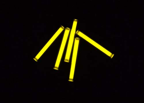 EDC Tritium Vial 3.5mm x 25mm Capsule Yellow  