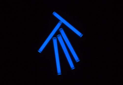 EDC Tritium Vial 3.5mm x 25mm Capsule Ice Blue