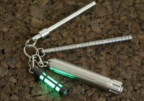 TEC Accessories TEC-A3 Embrite Glow Fob - Clear (Green Glow)