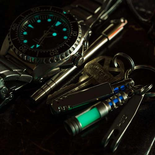 TEC Accessories SCR Chain Reaction Isotope Tritium Fob (Green Glow)   