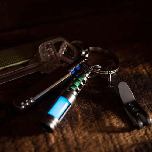 TEC Accessories SCR Chain Reaction Isotope Tritium Fob (Aqua Glow)