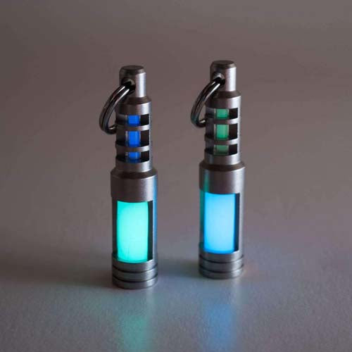 TEC Accessories SCR Chain Reaction Isotope Tritium Fob (Aqua Glow)