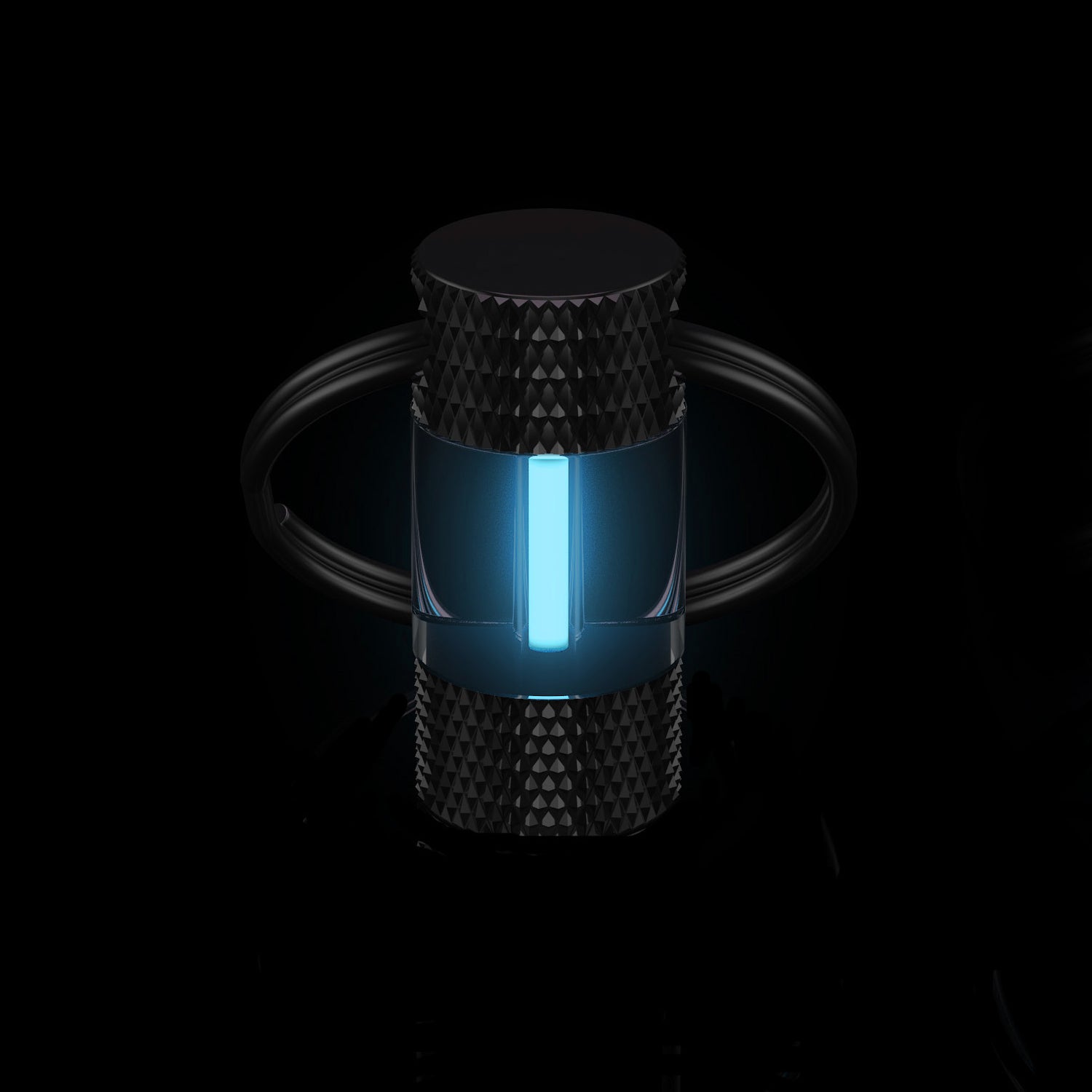 EDC Trigalight Tritium MiniGlow Fob Ice-Blue Tritium