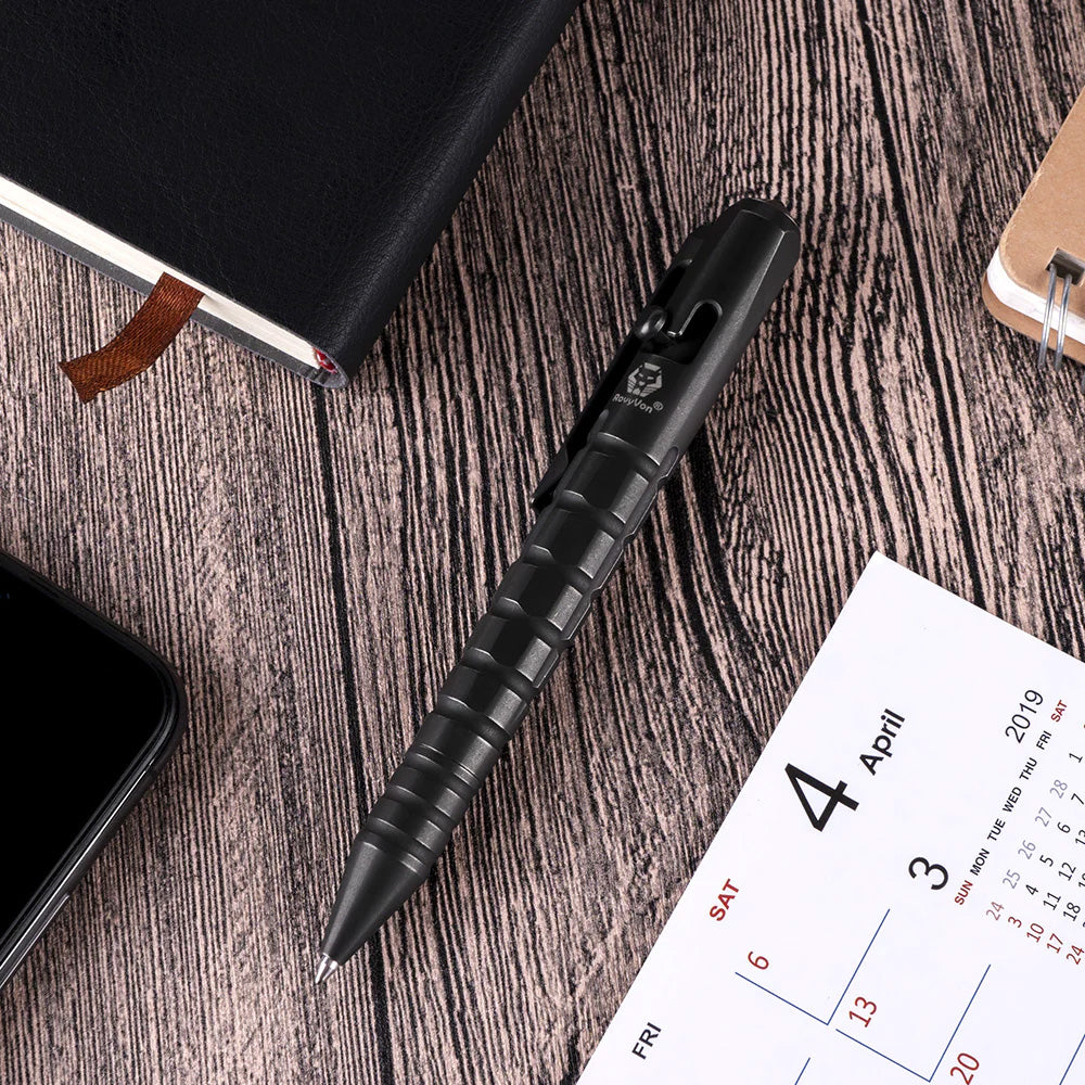 Tritium Rovyvon RovyVon Commander C10 Titanium Bolt Pen Natural PVD Tritium