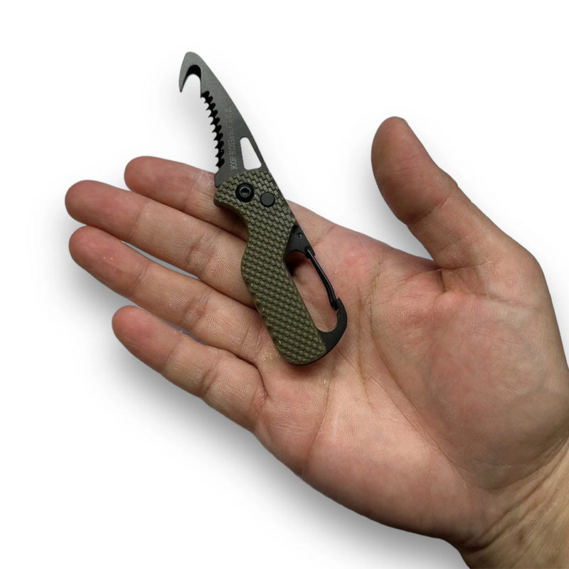 CountyComm Rapid-ResQ Quick Release Hook OD Green  