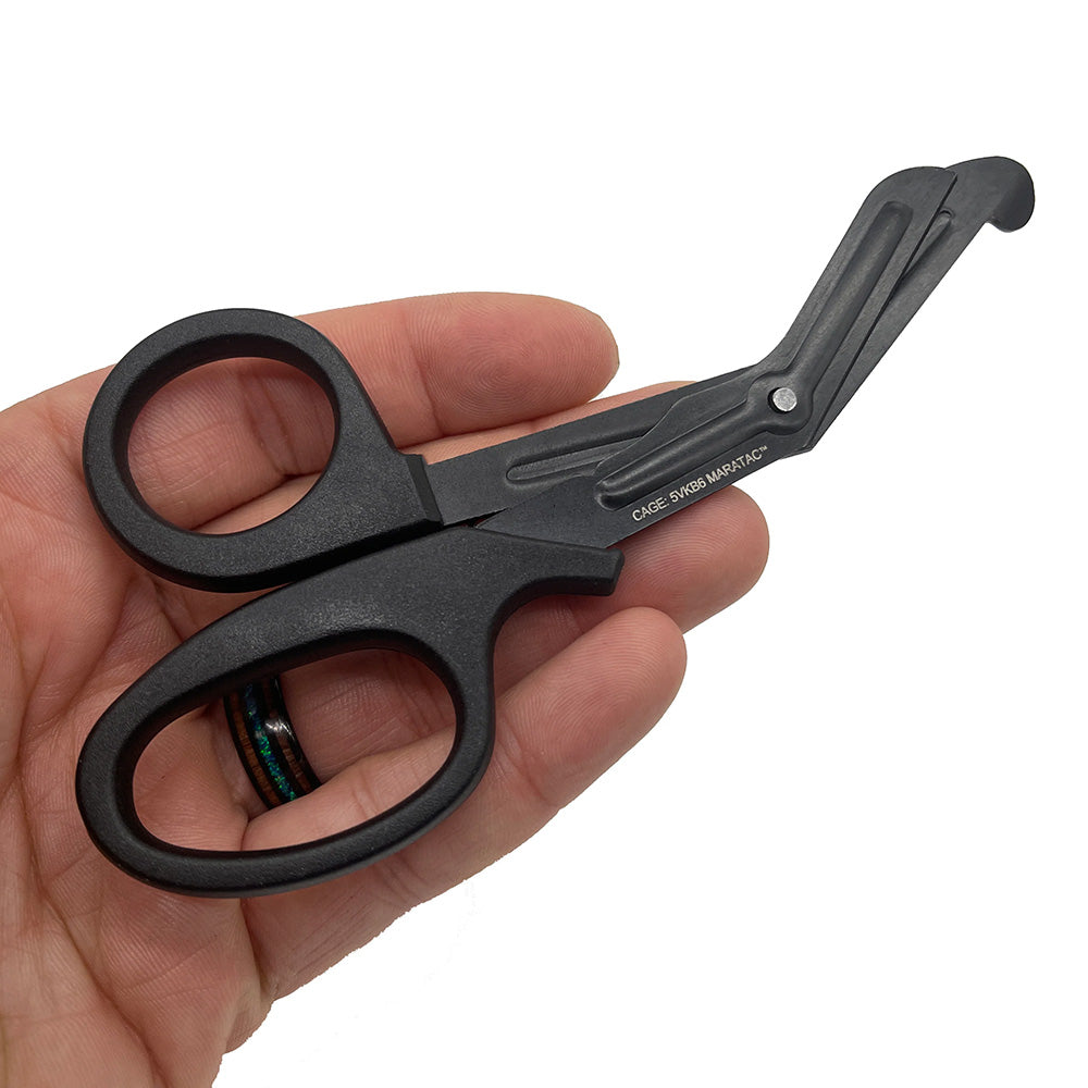 CountyComm Maratac Compact EMT/Combat Trauma Shears Black  