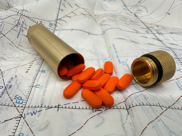 CountyComm Brass Match Compass Capsule   