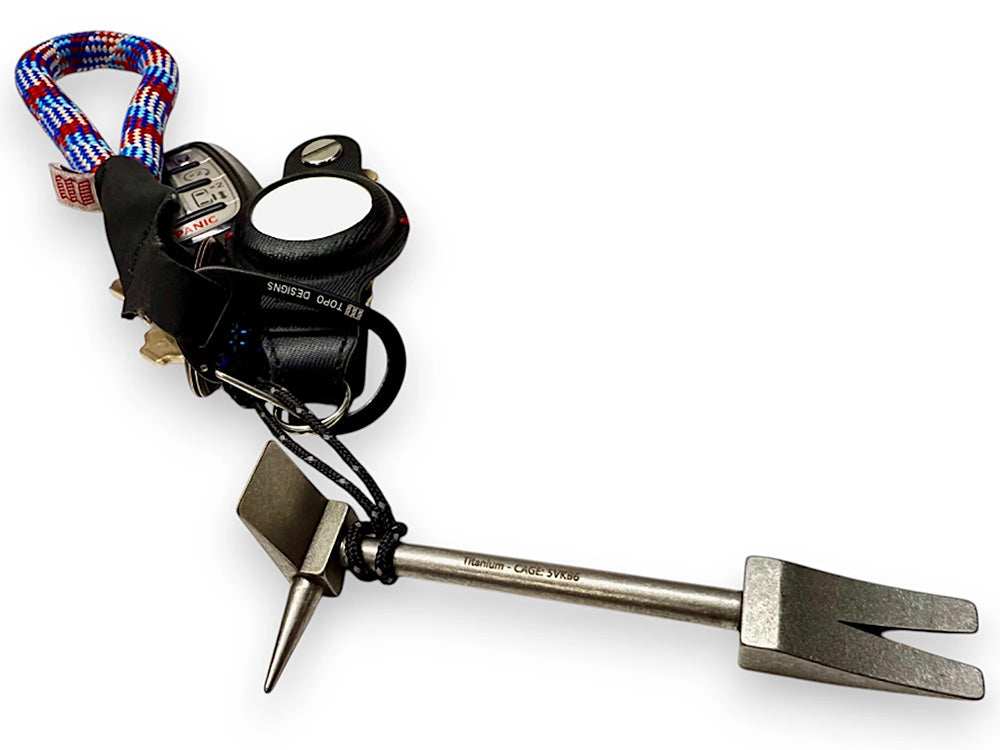 CountyComm 4" Ti Hooligan Forced Entry Tool - Titanium