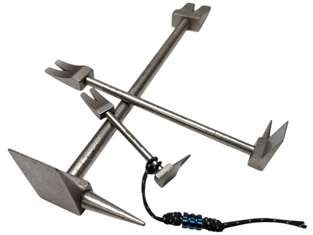 CountyComm 4" Ti Hooligan Forced Entry Tool - Titanium