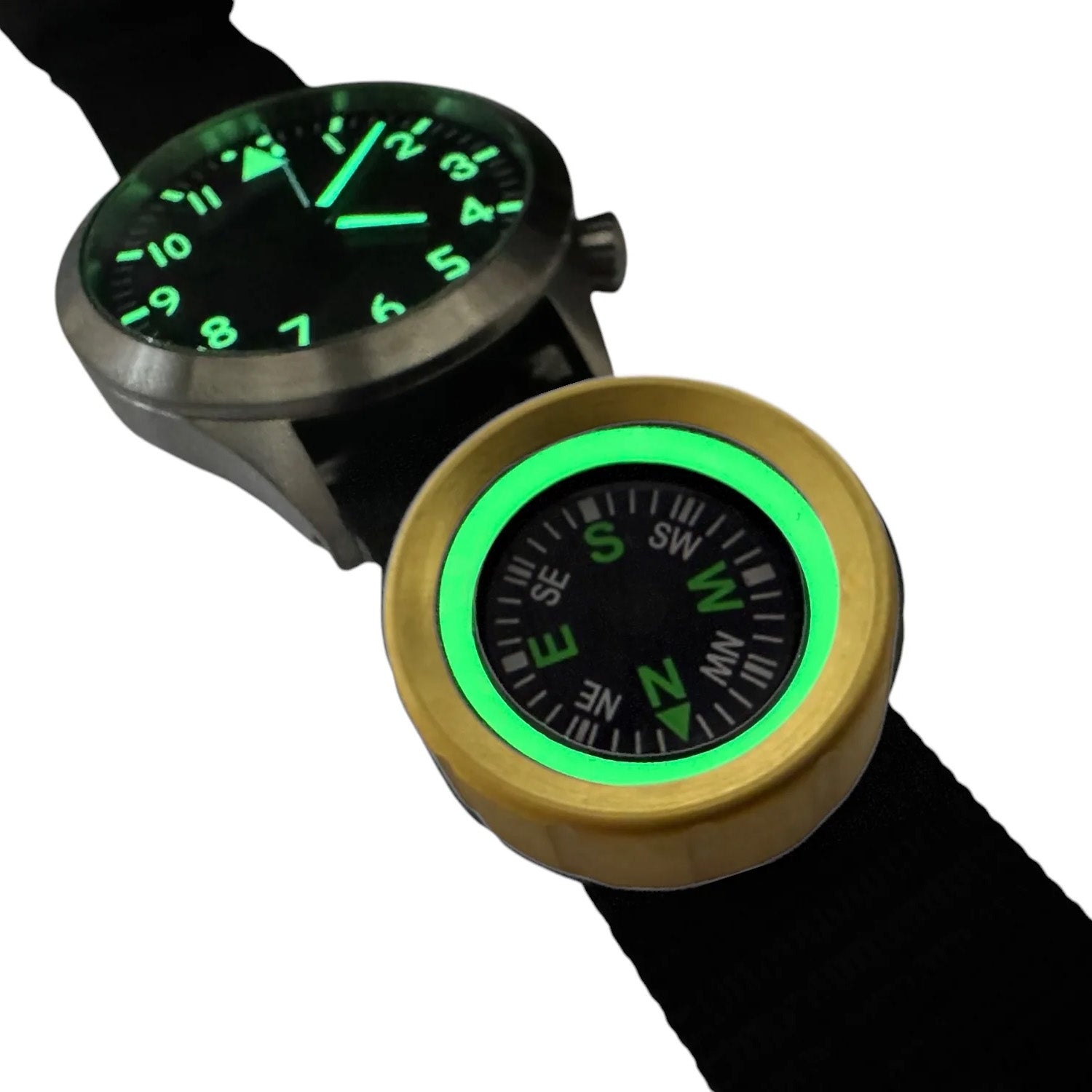 CountyComm BrassTrail Wrist Compass
