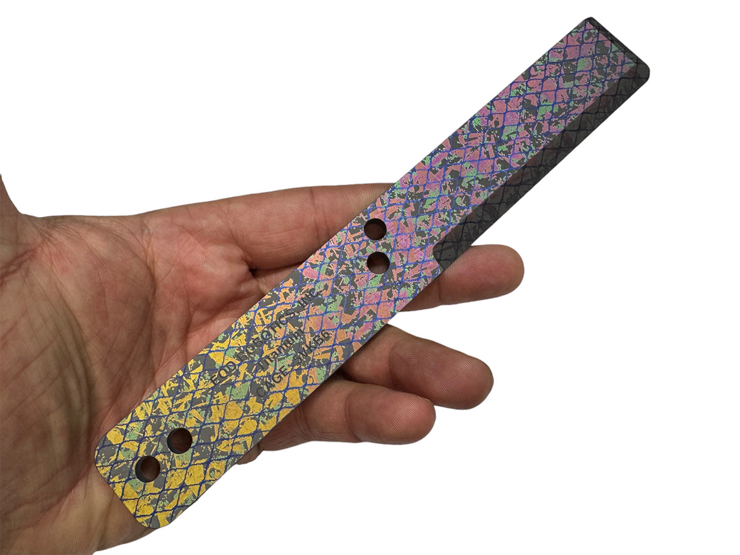 EOD Robotics Pry BRCH Bar (Titanium Aurora Pattern)