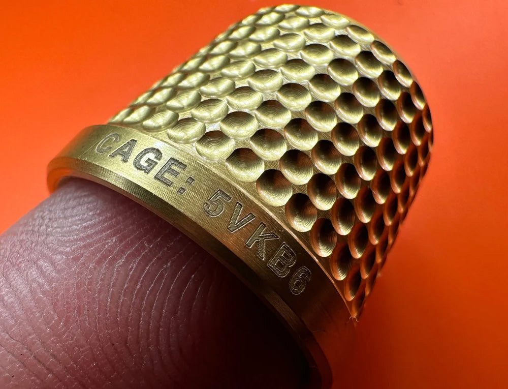 CountyComm Indestructible Thimble by Maratac Brass  