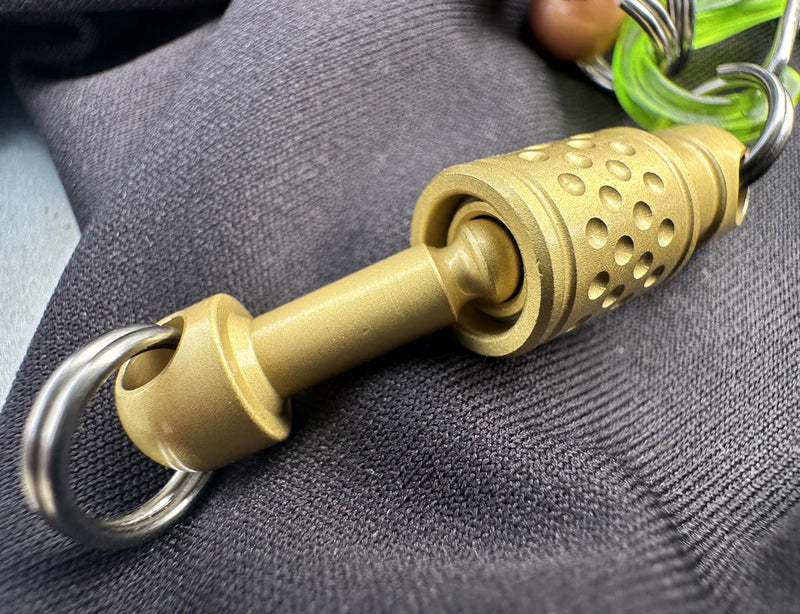 CountyComm CountyComm QD Kwik Release Keychain Coupler Brass  