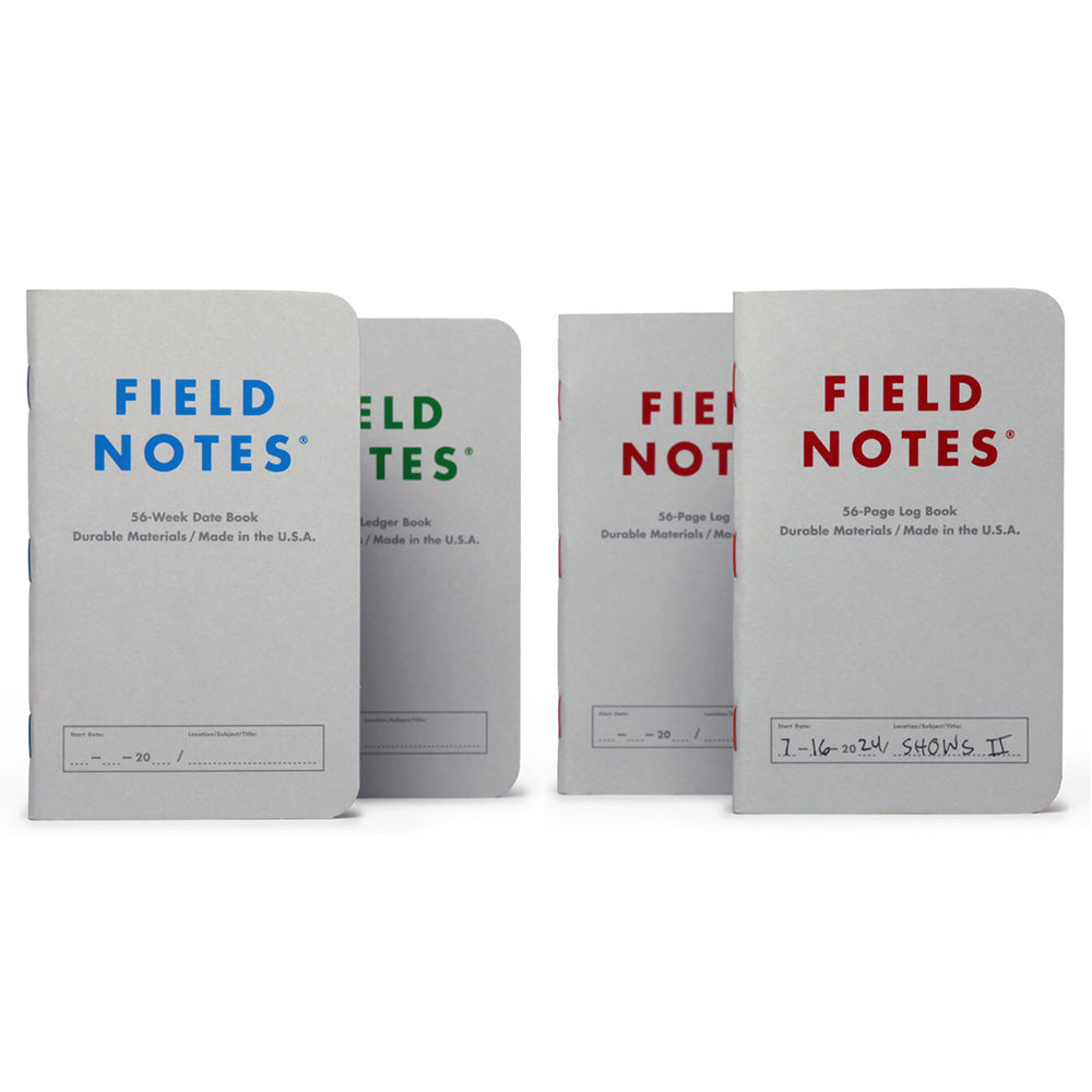 Field Notes Index - Log Ledger Date Books   