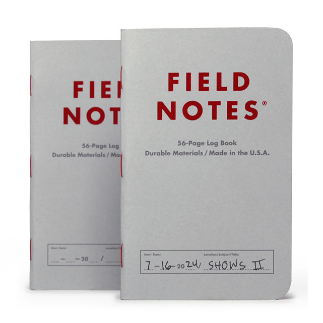 Field Notes Index - Log Ledger Date Books Log Books (2)  