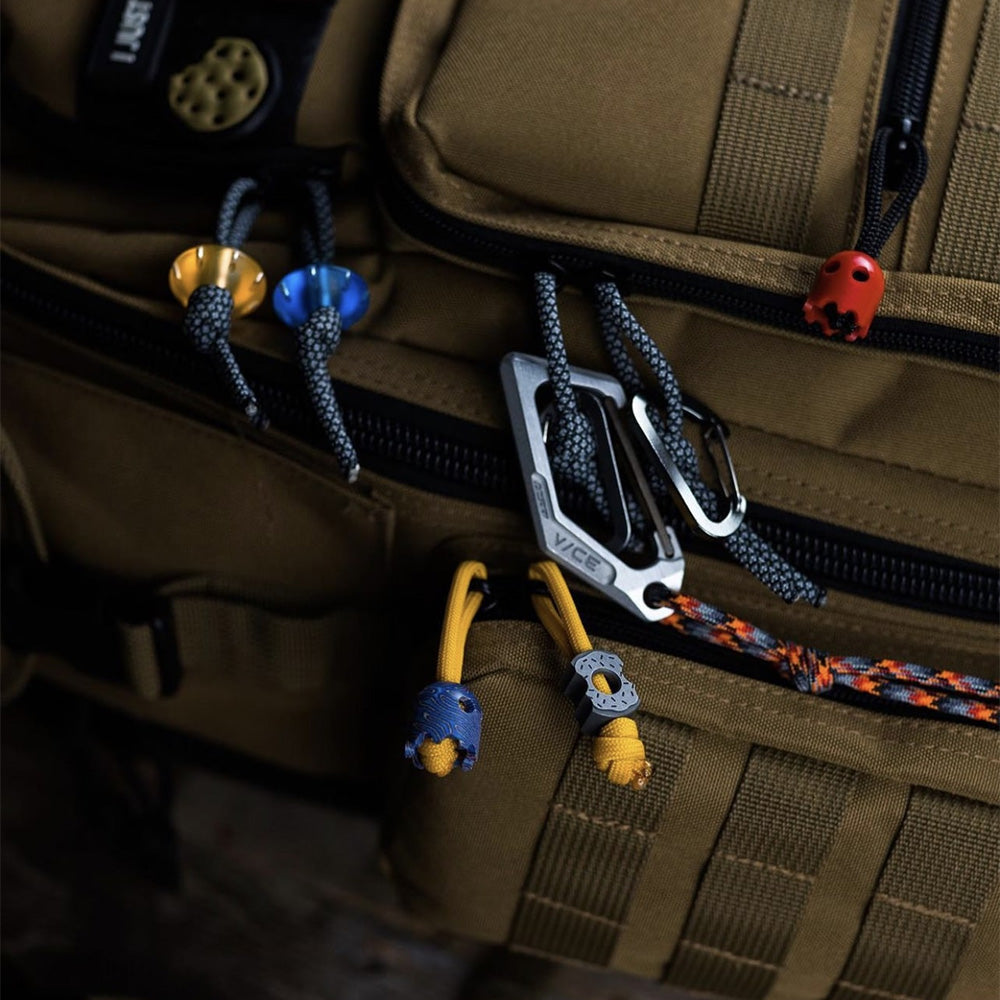 KeyBar KeyVice Aluminium Carabiner Titanium Gate