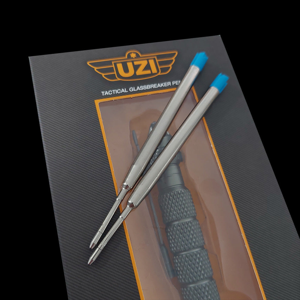 UZI Tactical Pen Refill Pack Blue  