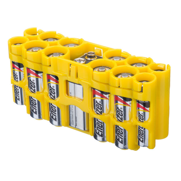 Powerpax Storacell Battery Caddy A9 Yellow  