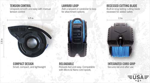 Atwood-Rope Mini TRD Micro Cord Dispenser   